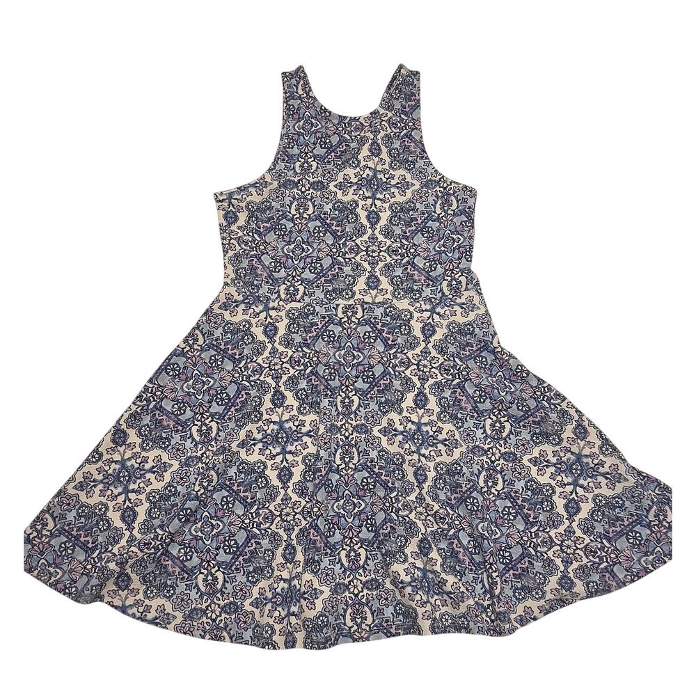 Blue Floral Women's Sundress M